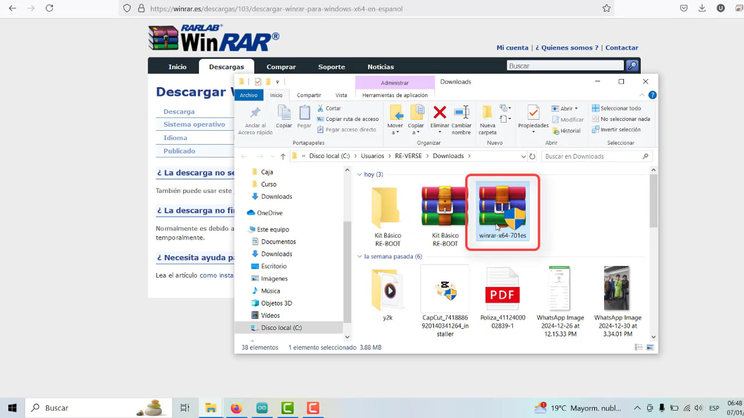 1.- Descargar y Descomprimir